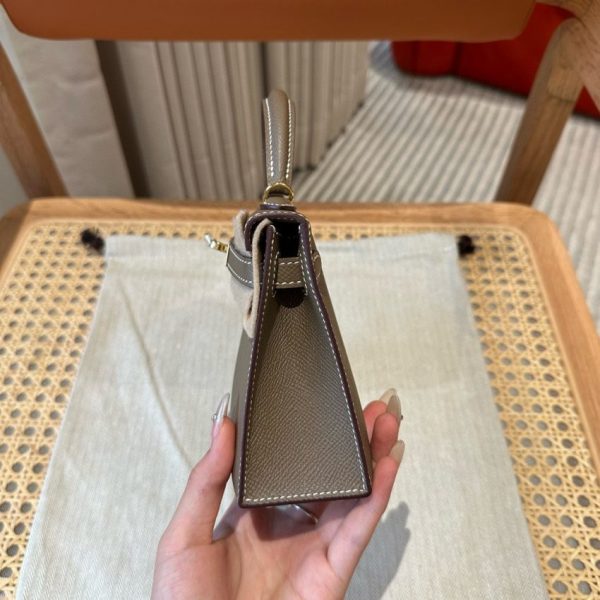 Réplica de Hermès Kelly Etoupe: clon de bolso de diseñador