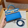 Replica Hermès Kelly Blue Fruda Epsom - affordable luxury replica bag