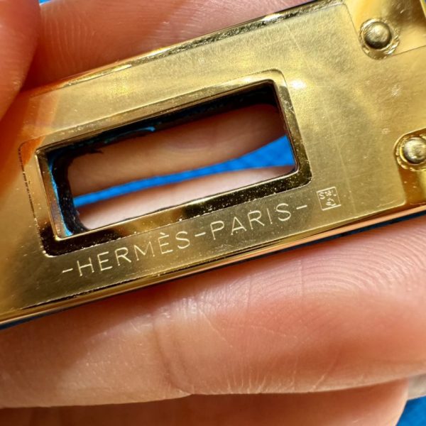 Replica Hermès Kelly Blue Fruda Epsom - top-grade luxury bag dupe