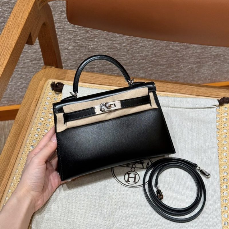 Replica Hermès Kelly Black Box - premium superclone handbag