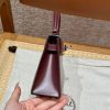Fake Hermès Kelly Rouge Box Silver - high-quality designer bag dupe