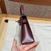 Fake Hermès Kelly Rouge Box Silver - 1:1 premium replica handbag