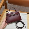 Fake Hermès Kelly Rouge Box Silver - best quality fake designer bag