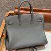 Fake Hermès Birkin Epsom Gris Mryer Togo - best quality fake designer bag