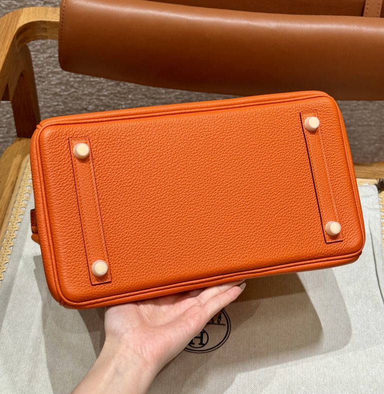 Hermes Birkin Orange Togo Gold