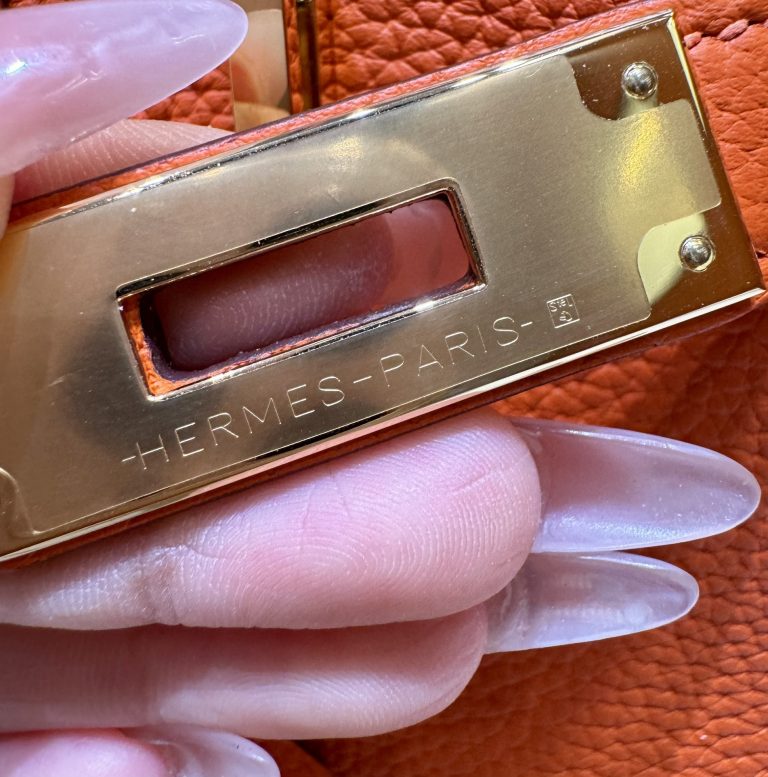Hermes Birkin Orange Togo Gold
