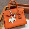 Fake Hermès Birkin Orange Togo Gold - high-quality designer bag dupe