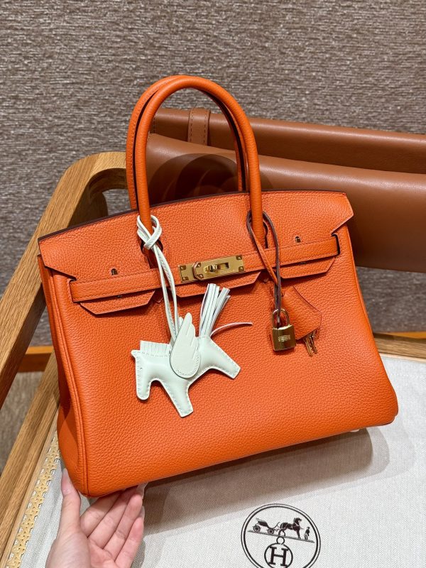 Replica Hermes Birkin Orange Togo Gold - affordable designer bags