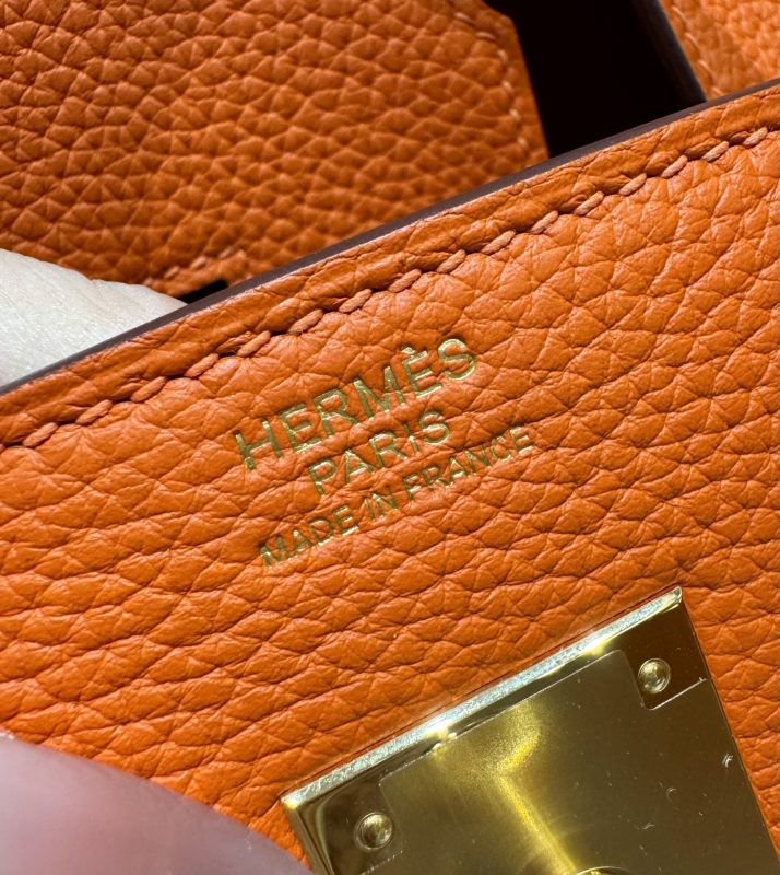 Hermes Birkin Orange Togo Gold