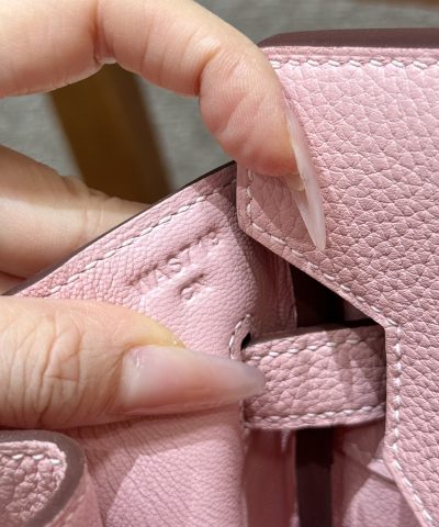 Fake Hermès Birkin Rose Sakura Togo - high-quality designer bag dupe