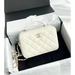 CHANEL 22 Camera Bag White - chanel camera bag white dupe front view