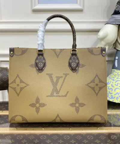Replica Louis Vuitton Onthego Brown Canvas