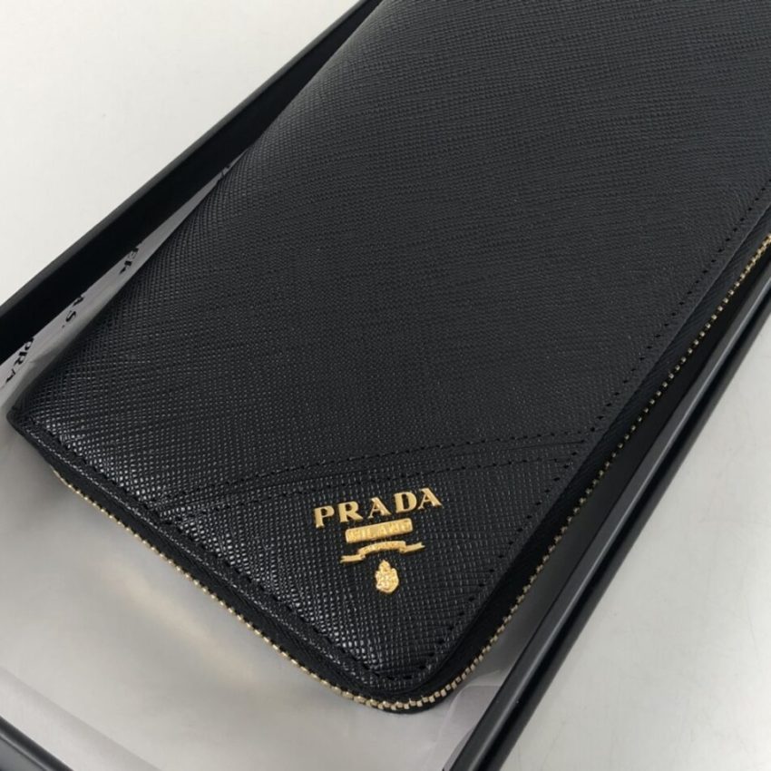 prada-saffiano-long-wallet-black-gallery-1