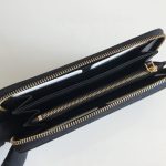 prada-saffiano-long-zipper-wallet-black-gallery-3