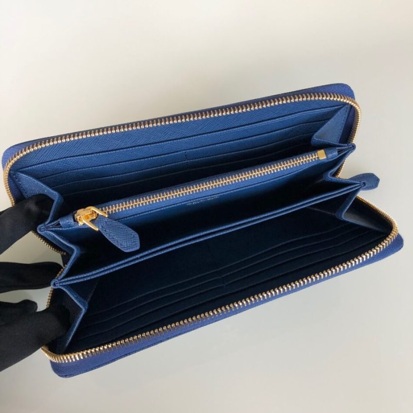 prada-saffiano-long-zipper-wallet-blue-gallery-4