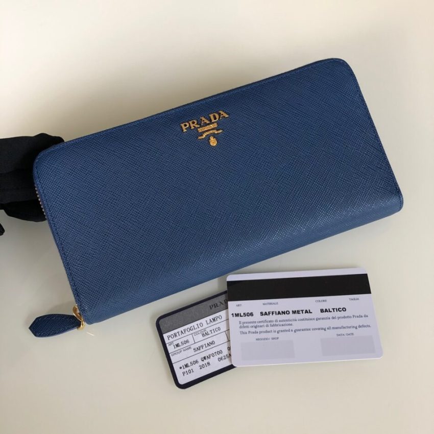 prada-saffiano-long-zipper-wallet-blue-gallery-5
