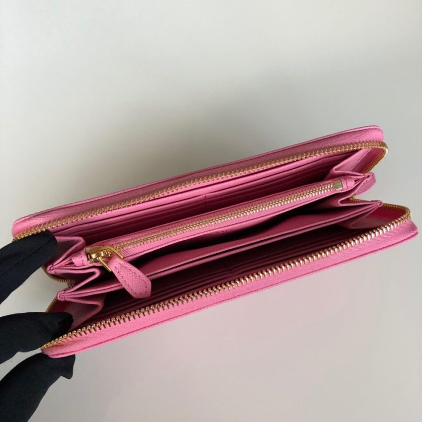 prada-saffiano-long-zipper-wallet-pink-gallery-1