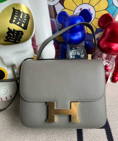 Replica Hermès Constance 18Cm Grigio