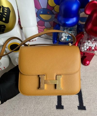 Replica Hermès Constance 18Cm Brown