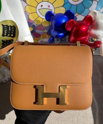 Réplique Hermès Constance 24 cm Marron