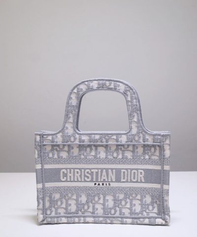 Replica Dior Tote Book Mini Cd Grigio