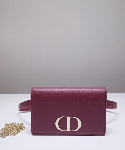 Αντίγραφο Dior 30 Montaigne Pouch Κόκκινο