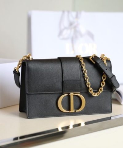 Réplique Dior 30 Montaigne Black Grain