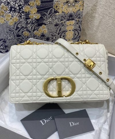 Replica Dior Caro Bag Bianca