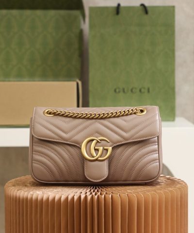 Replika Gucci GG Marmont Medium Nude