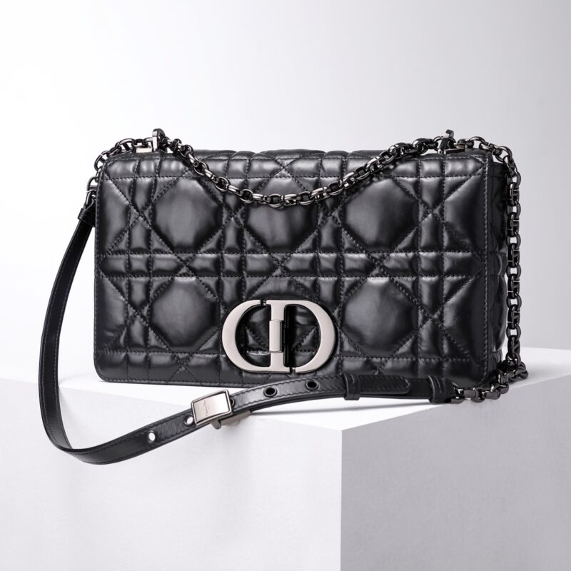 Replik Dior Caro Tasche Diamant Schwarz