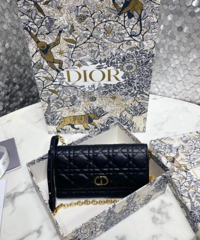 Réplica del bolso Dior Miss Caro negro