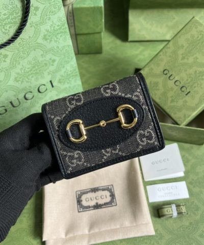 Replika peněženky Gucci Horsebit 1955 černá