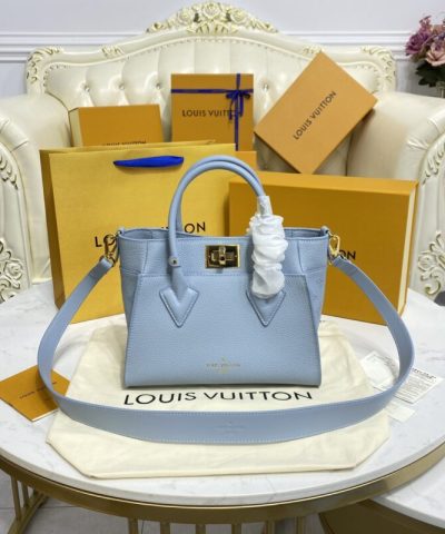 Réplica Louis Vuitton On My Side PM Azul Cielo