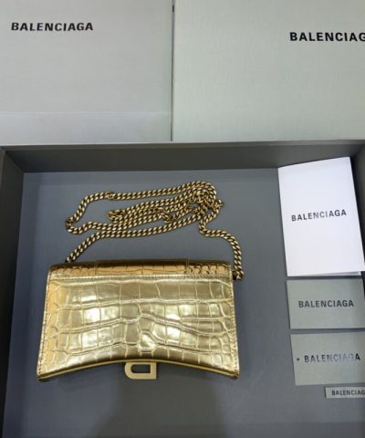 Αντίγραφο Balenciaga Κλεψύδρας σε Αλυσίδα Χρυσό
