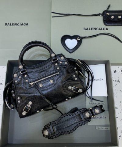Replika Balenciaga Le City Black Diamond