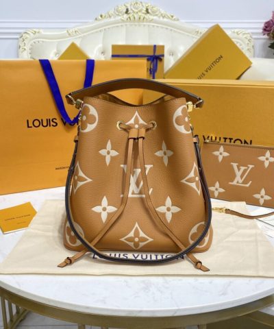 Réplica Louis Vuitton Noe Bucket Marrom MM