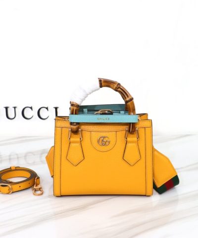 Replica Gucci Diana Pieni Laukku Keltainen