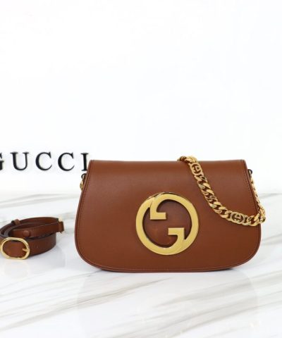 Replika Gucci Blondie Leather Brown