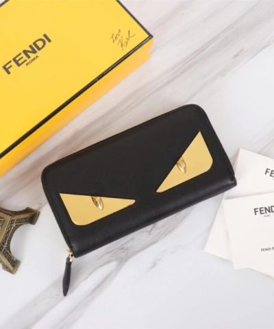 Replica Fendi Yellow Eyes portemonnee