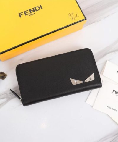 Replica Fendi Grey Eyes Wallet