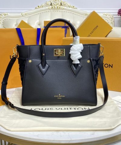 Replica Louis Vuitton On My Side Siyah Tüm
