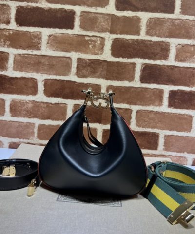 Replika Gucci Attache Canvas Black