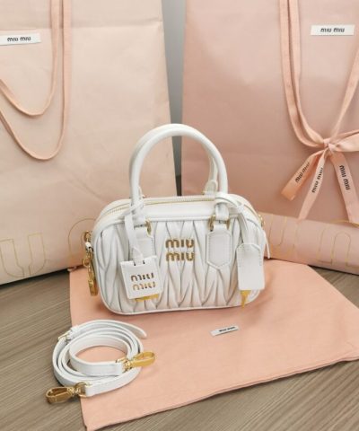 Replica Miu Miu Arcadie Small White