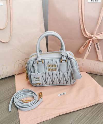 Replica Miu Miu Arcadie Small Light Blue