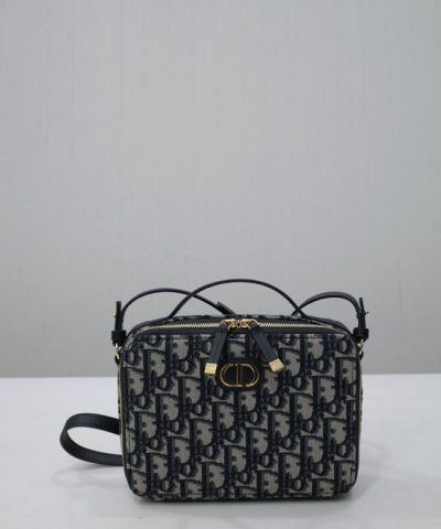 レプリカ ディオール カロ ボックス バッグ CD プリント