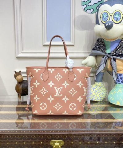 Replica Louis Vuitton Neverfull MM Rosa