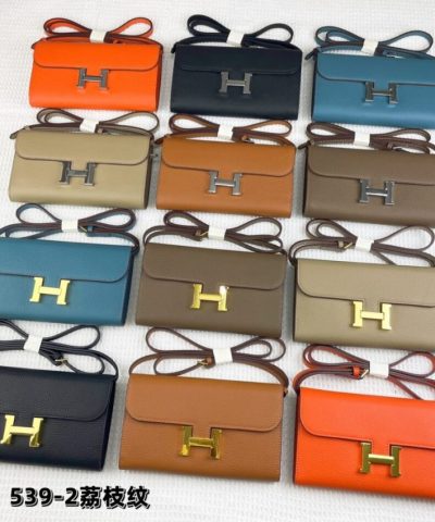 Réplica da carteira de ombro Hermès Constance