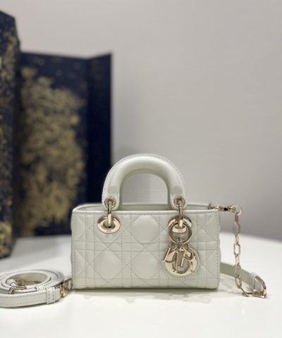 Replica Lady D – Joy Mini Bag White