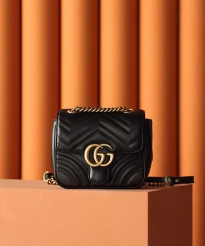 Replica Gucci GG Marmont Square Black