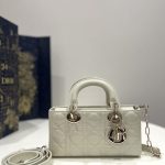 Replika Dior Lady D – Joy-väska Vit Lack